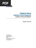 sjzl20071428-ZXSS10 SS1b Softswitch Control Equipment Guide