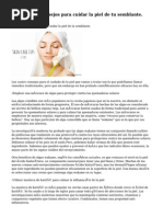 Los mejores consejos para cuidar la piel de tu semblante.