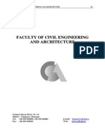 Faculty of Civil Engineering and Architecture Research Guide