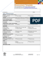 Health Safety Risk Assessment Template