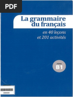 La grammaire du français