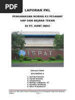 Download Laporan PKL AK3 UmumBejana Tekan Dan Mesin Uap di PT Ispatindo by Adi Kurniawan SN253495923 doc pdf