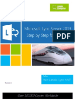 Microsoft Lync Server 2013 Step by Step for Anyone_REV014