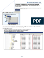 Delete SolidWorks Enterprise PDM File Vault