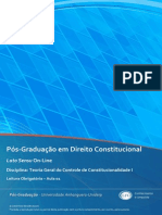 TEORIA GERAL DO CONTROLE DE CONSTITUCIONALIDADE