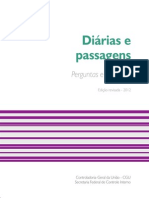 Diarias e Passagens - Perguntas e Respostas