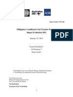 Philippines Conditional Cash Transfer Program, Impact Evaluation 2012