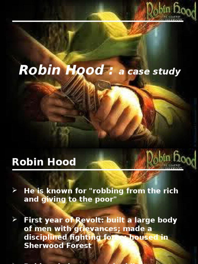 Robinhood Robin Hood Business