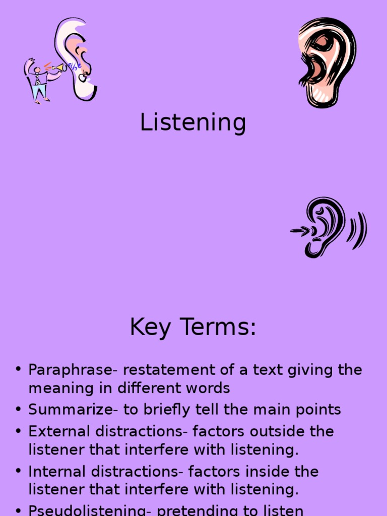 Understanding Deliberative Listening | PDF | Language Arts & Discipline ...