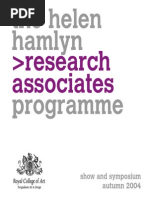 Download The Helen Hamlyn Research Associates Programme - Catalogue 2004 by chrismcginley SN253508886 doc pdf