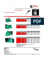 Consumo Grupos Geradores 60 HZ