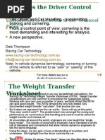 RCT Vehicle Handling and Control