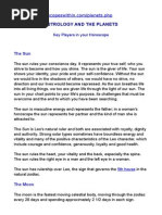 Astrology and the Planets