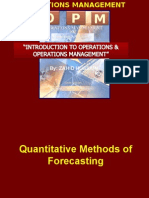 Quantative Forecasting