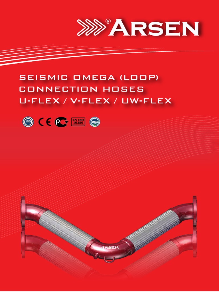 Seismic Omega Hoses Catalogue Arsenflex Descargar gratis PDF Pipe (Fluid Conveyance