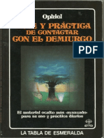 Ophiel Arte y Practica de Contactar Con El Demiurgo Opt2