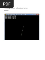 Write A Program To Draw The Line Using Line Function.: Output