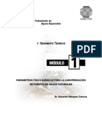 Parametros Físico Químico para Caracterización de Fuentes de Aguas Naturales