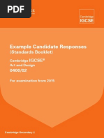 Download Art and Design Paper 2 Example Candidate Responses Booklet by Olga Lucia Tijo SN253530826 doc pdf