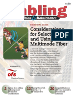 Considerations For Selecting and Using Multimode Fiber