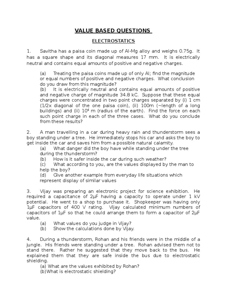 XII Phy Value BasedQuestion 2014 - 15 | PDF | Light | Photon