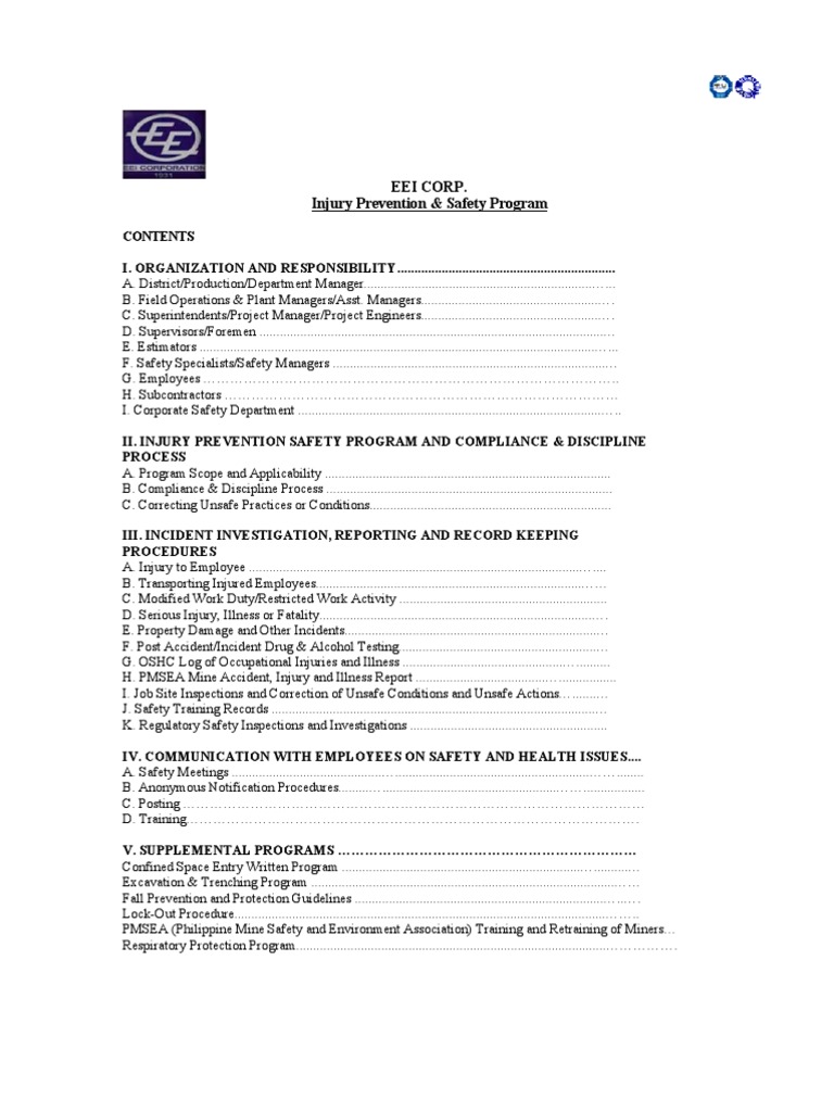 Construction Safety Program Pdf – DKBVX