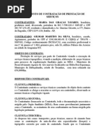 Modelo de Contrato Medição