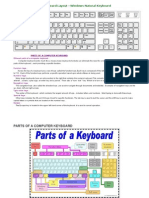 Standard Windows Keyboard Layout
