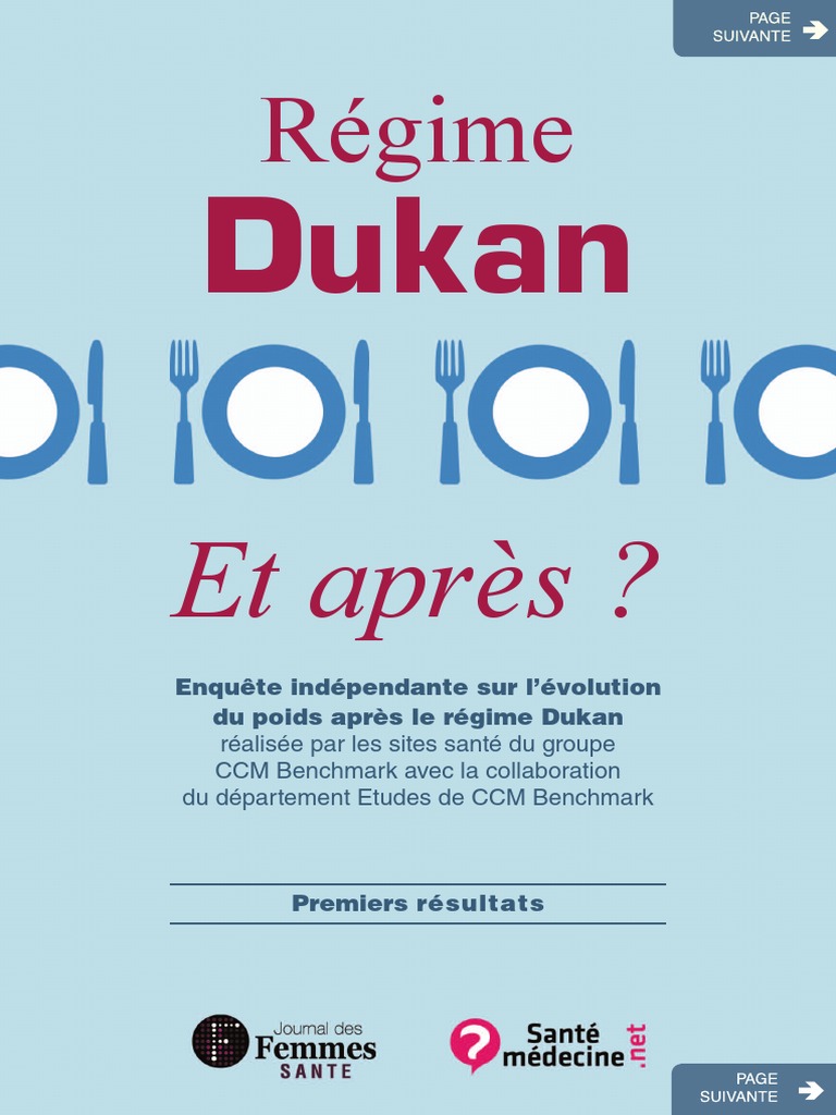 Régime Dukan Gratuit à Imprimer Regime Dukan Et Apres | PDF | Régime Dukan | Obésité