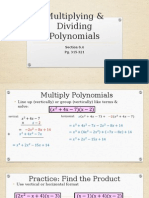 6 4 Multiplying Polynomials