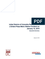 DC HSEMA Initial Report On L'Enfant Plaza Metro Incident