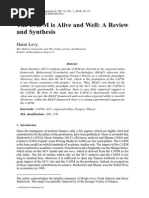 Download The CAPM is Alive and Well - A Review and Synthesis by DavidTran SN253562286 doc pdf