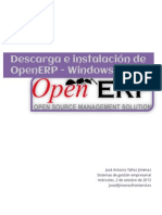 Instalar y Configurar Openerp