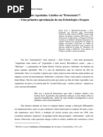 Eclesiologia Agostinho Catolico