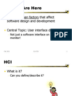 Understanding Human-Computer Interaction in Software Design