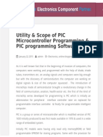 Utility and Scope of PIC Microcontroller Programming and PIC Programming Software