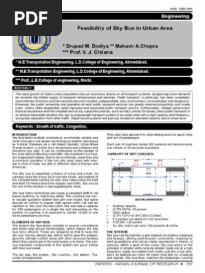 Skybus Research Paper Rail Transport Bus Explore skybus technology with free download of seminar report and ppt in pdf and doc format. skybus research paper rail transport