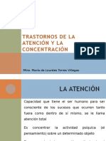 Trastornos de La Atención y La Concentración