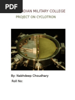 Download Cyclotron by Nabhdeep Chaudhary SN253571647 doc pdf