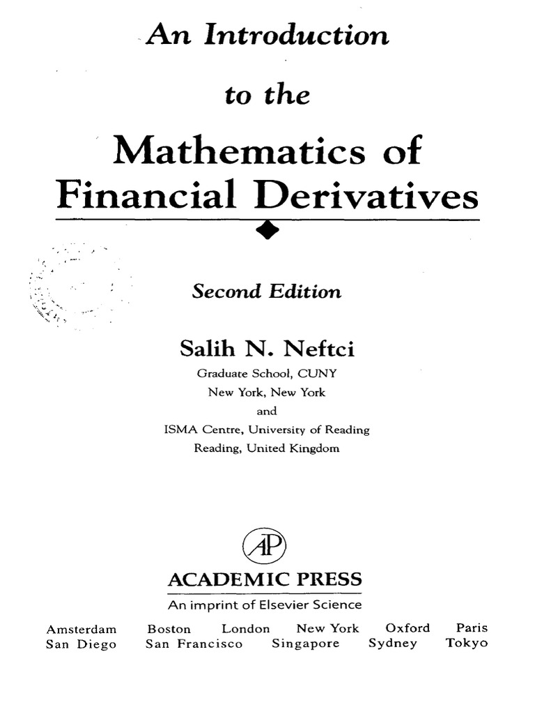 ビジネス・経済 The Mathematics of Financial Derivatives Amazon.com: The Mathematics of Financial Derivatives: A