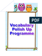 Vocab Polish Up Programme