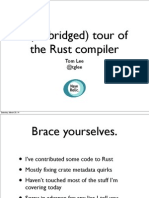A (N Abridged) Tour of The Rust Compiler: Tom Lee @tglee