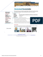 National Metallurgical Laboratory - Microstructural Characterization