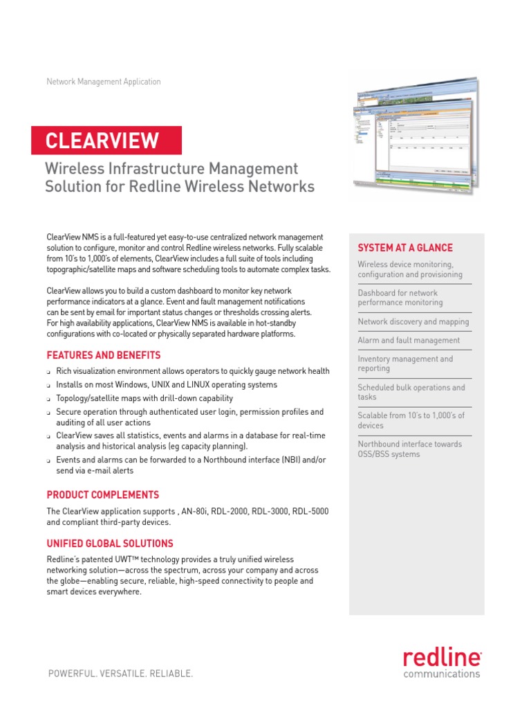 Redline DS ClearView PDF | PDF | Business | Computers