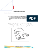 Physics Sample Paper