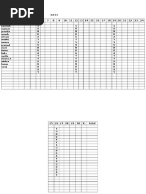 Attendance Register