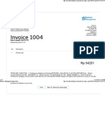 Business Invoice for Logo Design