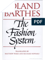 Barthes, Roland - The Fashion System