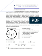 Revisão de Hidráulica em Canais Circulares