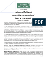 Indian and Pakistani Competition Commissions'